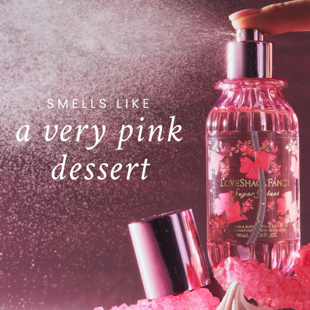 Loveshack Fancy Mini Sugar Blush Hair & Body Perfume Mist ( Sealed No Box) - Picture 3 of 4